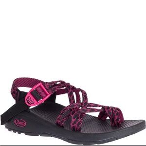 Chaco Womens ZCloud X2 Foliole Magenta Pink Black Sport Sandals Shoes